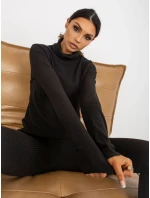 Dámská halenka LK BZ model 18265549 černá - FPrice Dámská halenka LK BZ model 18265549 černá - FPrice