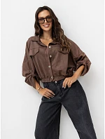 Bunda MI KR 931733.99, hnedá Bunda MI KR 931733.99, hnedá