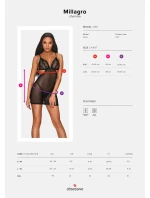 košilka chemise model 15514771 - Obsessive košilka chemise model 15514771 - Obsessive