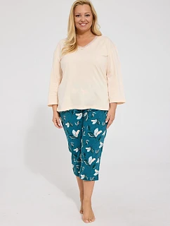 Pyžamo Cornette 1107/506 Ester 3/4 3XL–5XL
