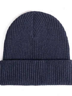 Pletená žebrovaná čepice 74.0 melange blue model 22451813 - Pure Waste