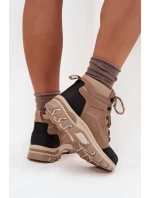 Dámské Trekingové Boty Big Star model 21705988 Béžové - Big Star Shoes Dámské Trekingové Boty Big Star model 21705988 Béžové - Big Star Shoes