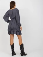 Šaty TW SK BI grafit model 21264342 - FPrice Šaty TW SK BI grafit model 21264342 - FPrice