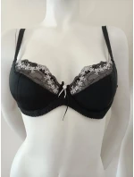 Vystužená podprsenka s kosticou 047 čierna - Kostar