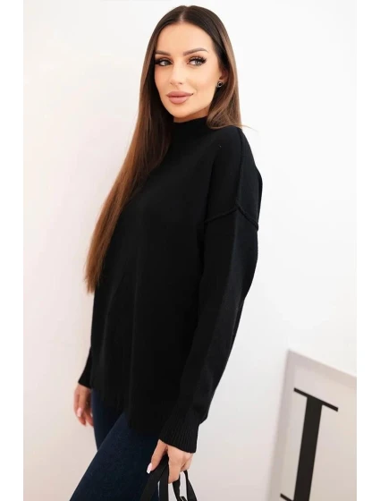 Dámský svetr volný  Černá model 21489393 - Kesi