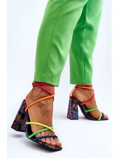 Sandále na podpätku model 193942 Krok vo veľkom štýle