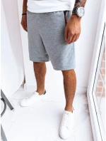 FashionStreet pánske svetlosivé teplákové šortky SX2279
