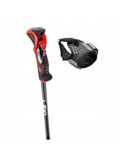 LEKI 3D AIRFOIL čierna/červená 120