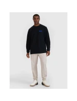 Pánské oversize tričko s potiskem a dlouhým rukávem model 21434578 pánské - 4F