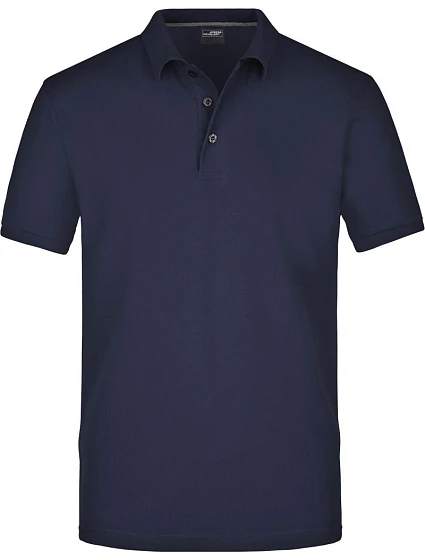 Daiber JN 708 Pánske polo tričko z pima piqué 02.0708, tmavomodré Daiber JN 708 Pánske polo tričko z pima piqué 02.0708, tmavomodré