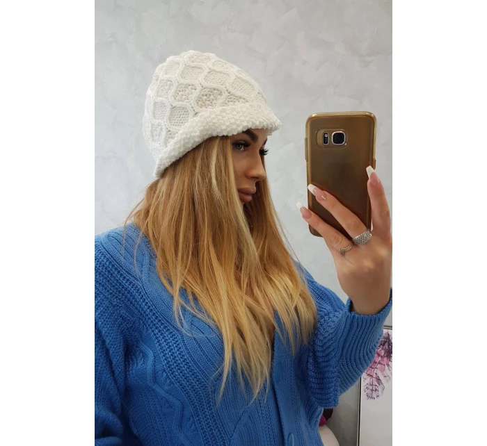 Roma Bis fleecová čiapka K235 biela