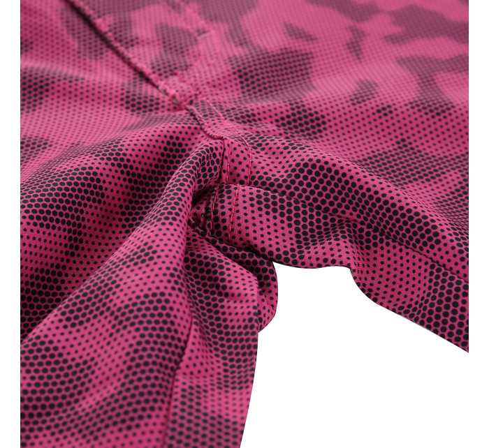 Detské rýchloschnúce softshellové šortky ALPINE PRO TRENTO 2 magenta variant pa