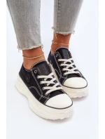 Dámske tenisky na pevnej podrážke Big Star Black