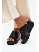 Model topánok na klinoch 227430 Krok v štýle