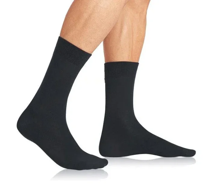 Pánske ponožky COTTON COMFORT MEN SOCKS - BELLINDA - čierne