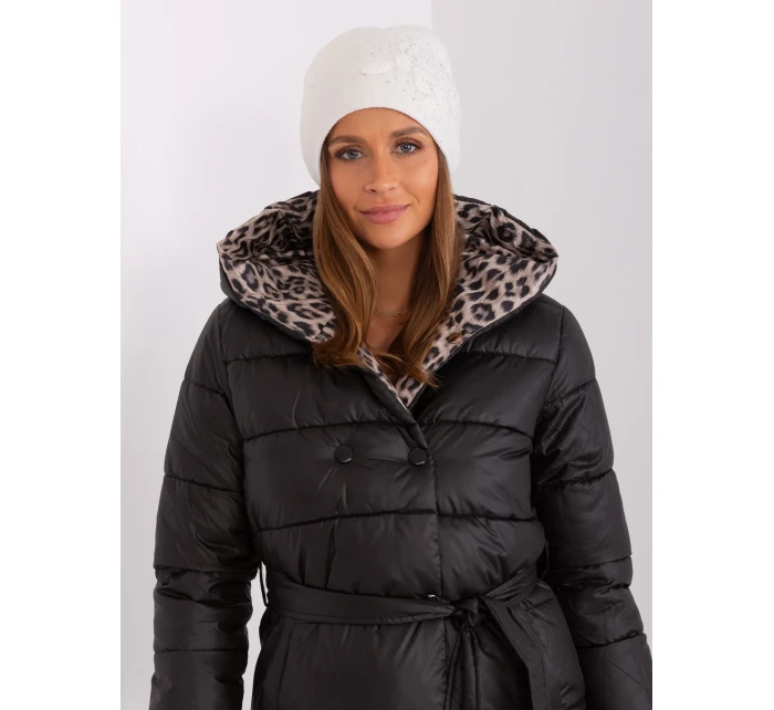 Czapka AT CZ model 18990857 ecru - FPrice