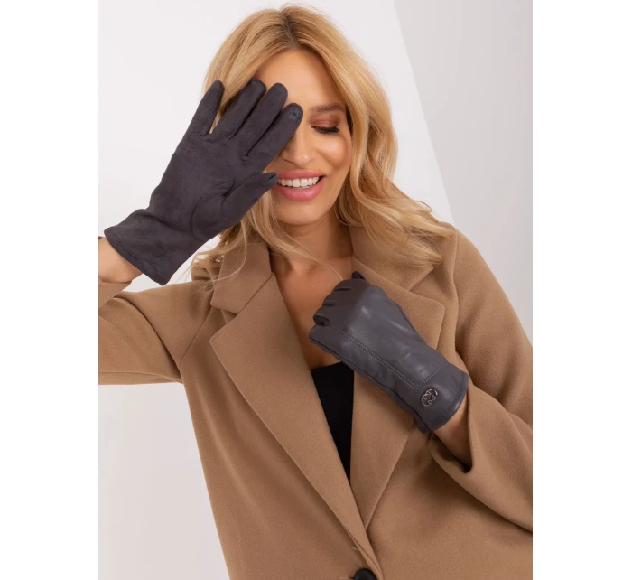 Rękawiczki AT RK model 19367802 ciemny szary - FPrice