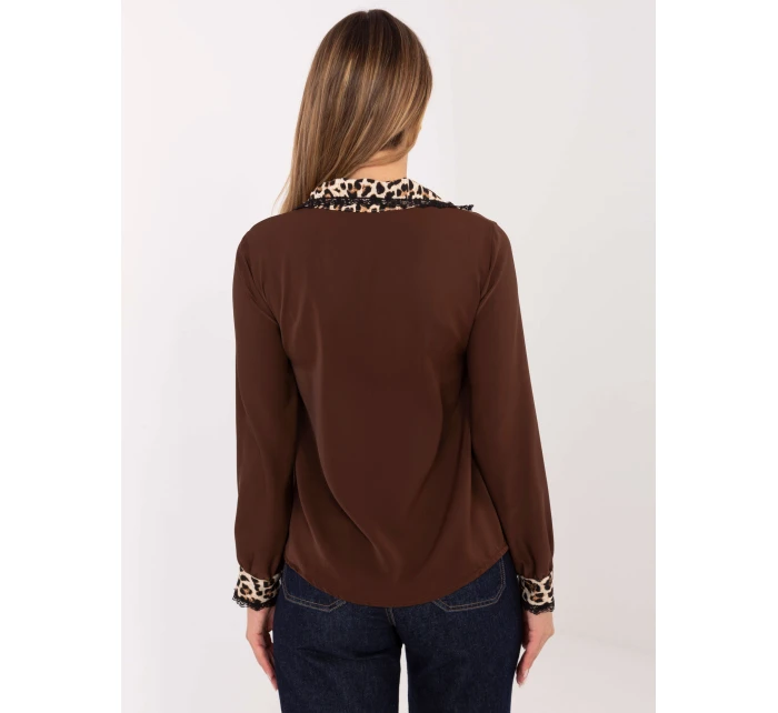 MI košeľa KS 4225.35 hnedá