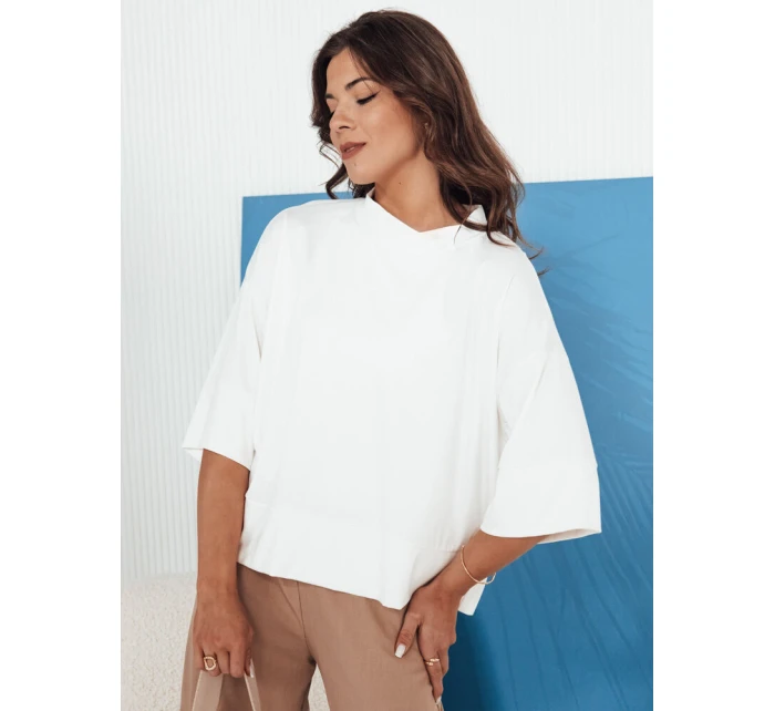 Dámska blúzka CHARMA ecru FashionStreet RY2476