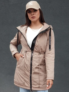 Dámska prechodná bunda URBANJOY Beige FashionStreet TY4386