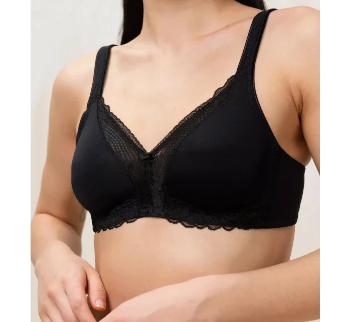 Podprsenka Modern Lace+Cotton N čierna - Triumph