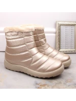 W béžové nepromokavé lakované sněhule model 20618264 - NEWS W béžové nepromokavé lakované sněhule model 20618264 - NEWS