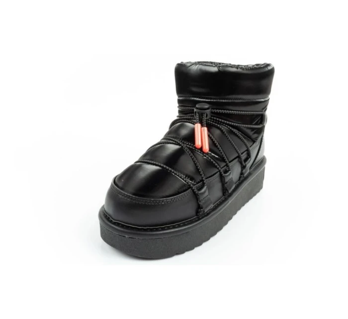 D.Franklin snow boots dámské zimní módní zateplené boty černé dámské