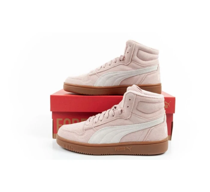 Dámská sportovní obuv model 21857825 Mid powder pink kotníkové boty pro zimní dámské - Puma Dámská sportovní obuv model 21857825 Mid powder pink kotníkové boty pro zimní dámské - Puma