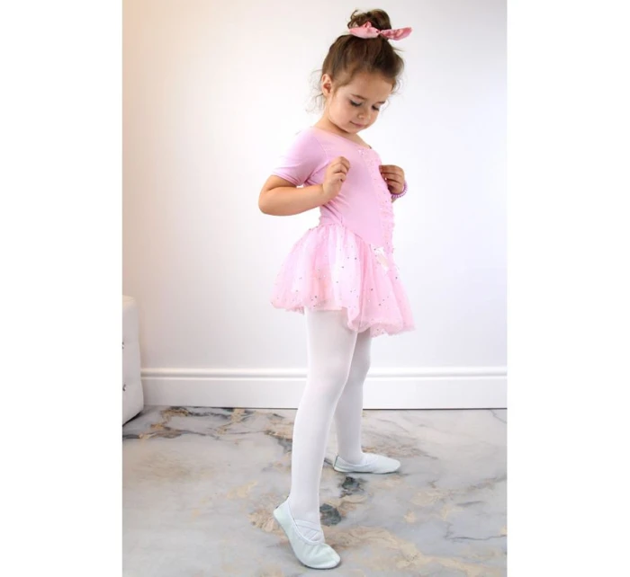 Dievčenské biele kožené balerínky - Nazo Dievčenské biele kožené balerínky - Nazo