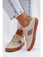 Dámské tenisky Big Star TT274759 Béžové