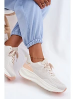 Dámské sportovní boty na platformě béžové Gelirae