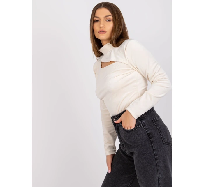 Blúzka DHJ BZ 6561.09P svetlo béžová