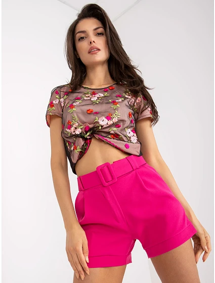 DHJ šortky SN model 17384817 fuchsiová - FPrice