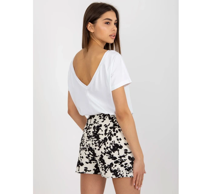 Tričko RV TS 5650.07P biela a čierna