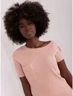 Bluzka TW BZ model 18730005 jasny różowy - FPrice Bluzka TW BZ model 18730005 jasny różowy - FPrice