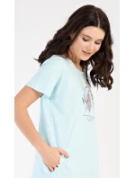 Dámské domácí šaty s krátkým rukávem Garden