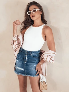 Modrá džínsová sukňa URBAN CHARM FashionStreet CY0456