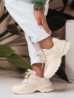 Dámske tenisky s hrubšou podrážkou LUXTRAIL beige FashionStreet ZY0615