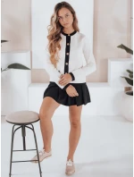 Dámsky sveter CHICLINE ecru FashionStreet MY2557