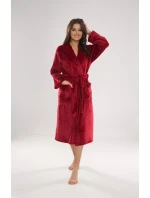 Dlhý dámsky župan s golierom De Lafense 628 Abigail