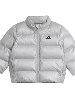 Detská bunda adidas Synthetic Down Glam Silver JM8870