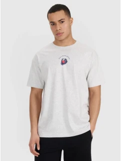 Pánské tričko oversize s potiskem model 21736351 - 4F