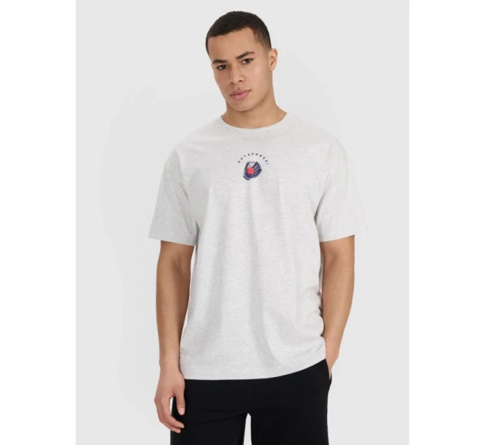 Pánské tričko oversize s potiskem model 21736351 - 4F Pánské tričko oversize s potiskem model 21736351 - 4F