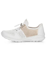 Pohodlná poltopánka Rieker W L3254-80 biela