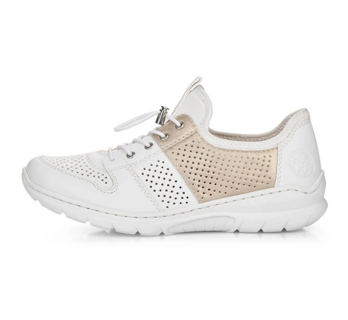 Pohodlná poltopánka Rieker W L3254-80 biela