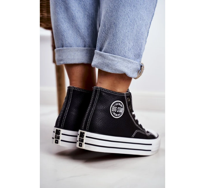 Trampki Damskie Big Star Czarne GG274012