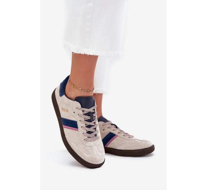 Dámské Nízké Sněhule Z Semiše Big Star model 21705751 HIPOLY SYSTEM Šedé - Big Star Shoes