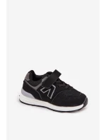 Sportovní tenisky dětské na suchý zip černé Galisse Sportovní tenisky dětské na suchý zip černé Galisse