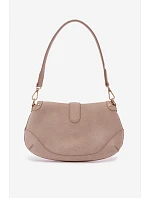 Eko semišová kabelka s přezkami světle béžová model 22111544 - Flora&Co