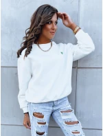 Dámska mikina HEARTBEAT biela FashionStreet BY1214